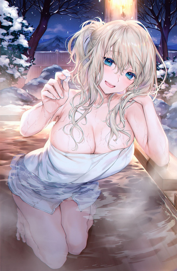 　二次元　全裸　少女 二次】露天風呂と美少女がセットになったエロ画像まとめ Part1 | 二次エロ喫茶