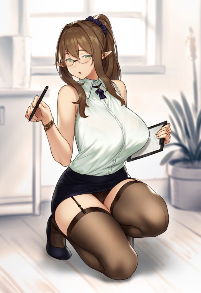 二次元　エルフ　貧乳 