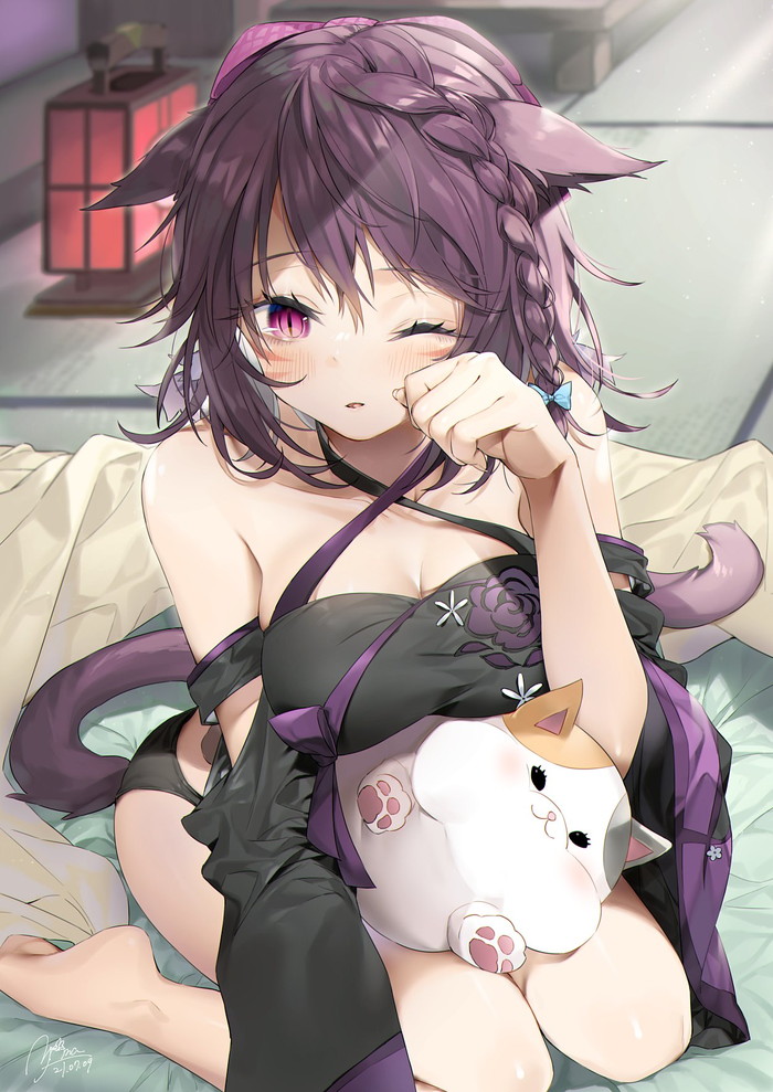 【二次】猫耳、狐耳などが生えたケモミミっ娘たちのエロ画像 Part５９