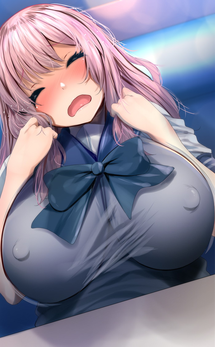 二次元 服 乳首 勃起 二次】勃起乳首が服を貫通して浮き出てるノーブラエロ画像 Part1 | 二次エロ喫茶