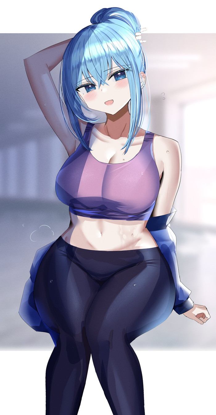 青い髪のキャラ、女の子の二次エロ画像 Part１７