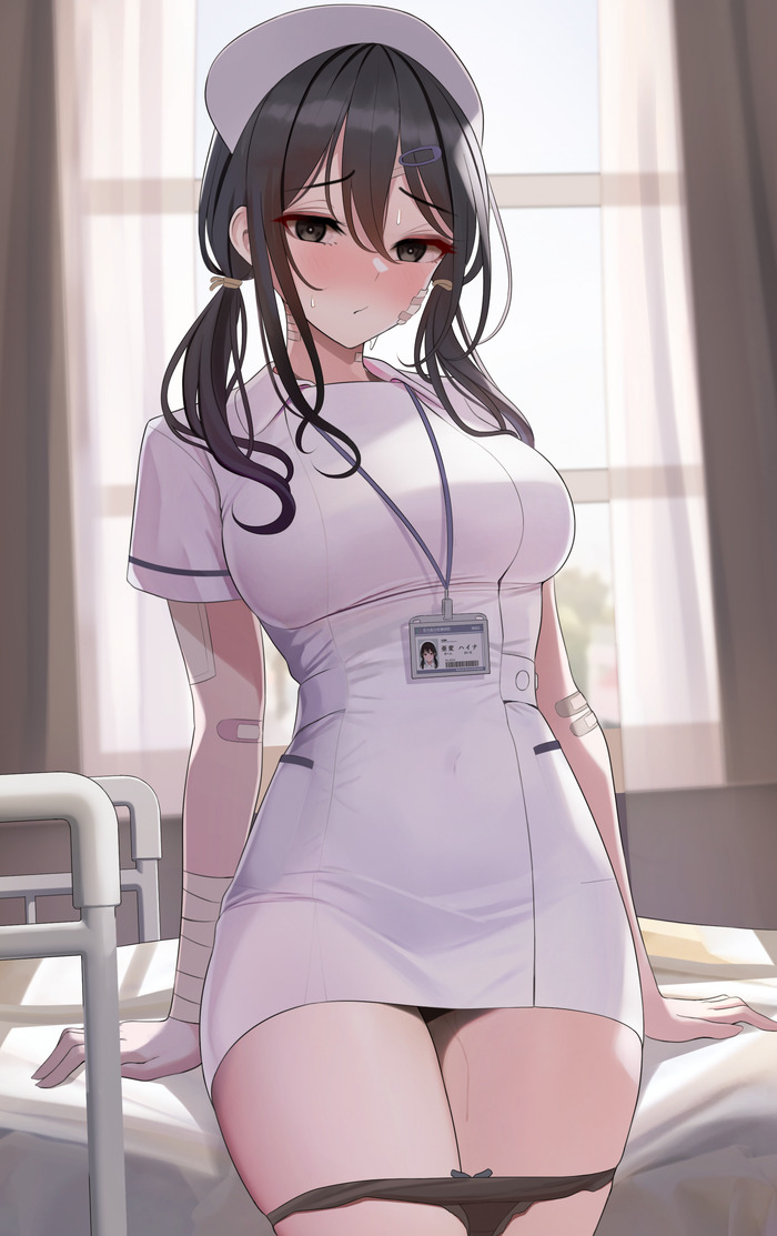 【二次】そのエロさで看護師は無理でしょｗって感じのナース服を着た美少女のエロ画像まとめ
