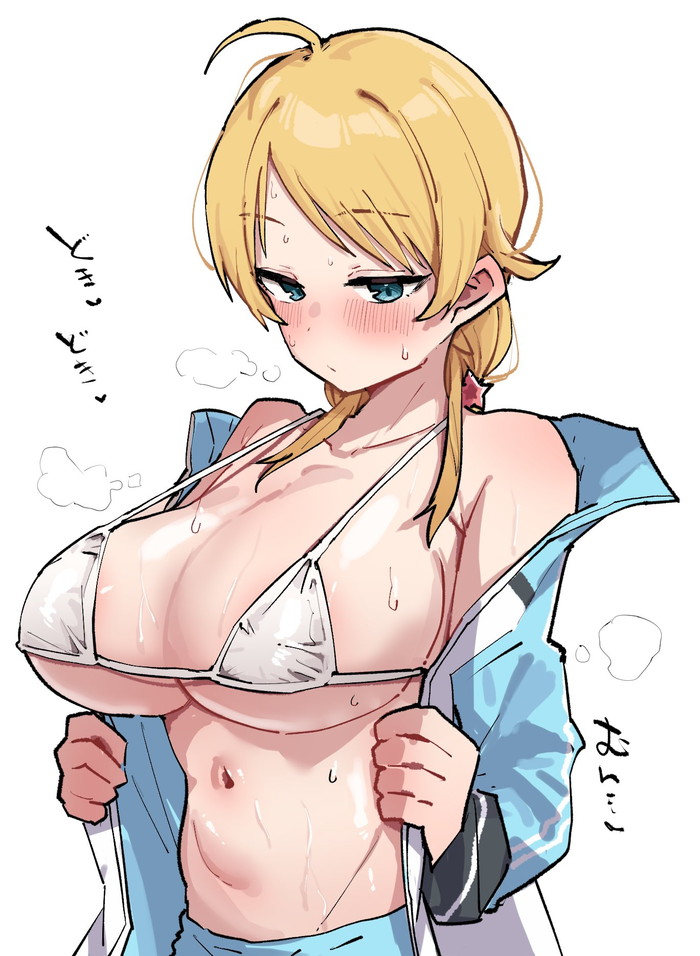 【二次】エロさ爆発の爆乳マイクロビキニのエロ画像ｗｗｗ