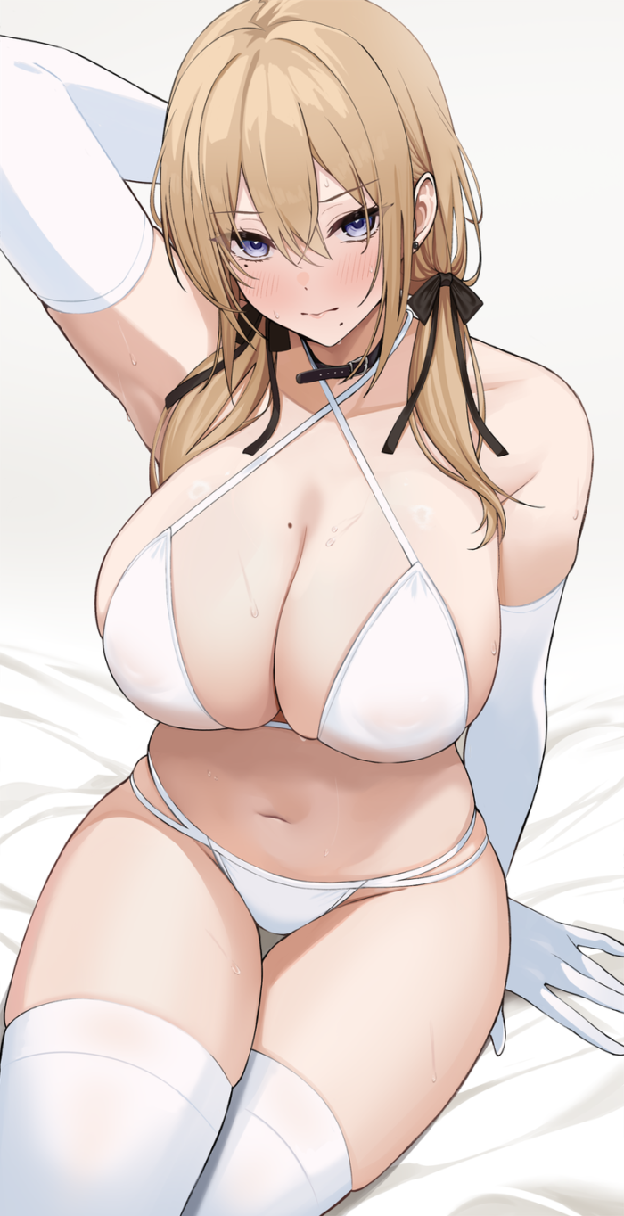 【二次】エッチな白ニーソのエロ画像をおくれ Part7